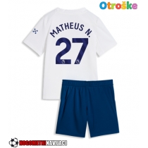 Otroške Nogometnih dresov Manchester City Matheus Nunes #27 Tretji 2026-27 Kratki rokavi (+ hlače)